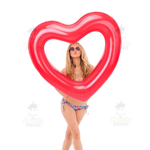ห่วงยาง หัวใจ Red Heart สีแดง ขนาด 115 cm