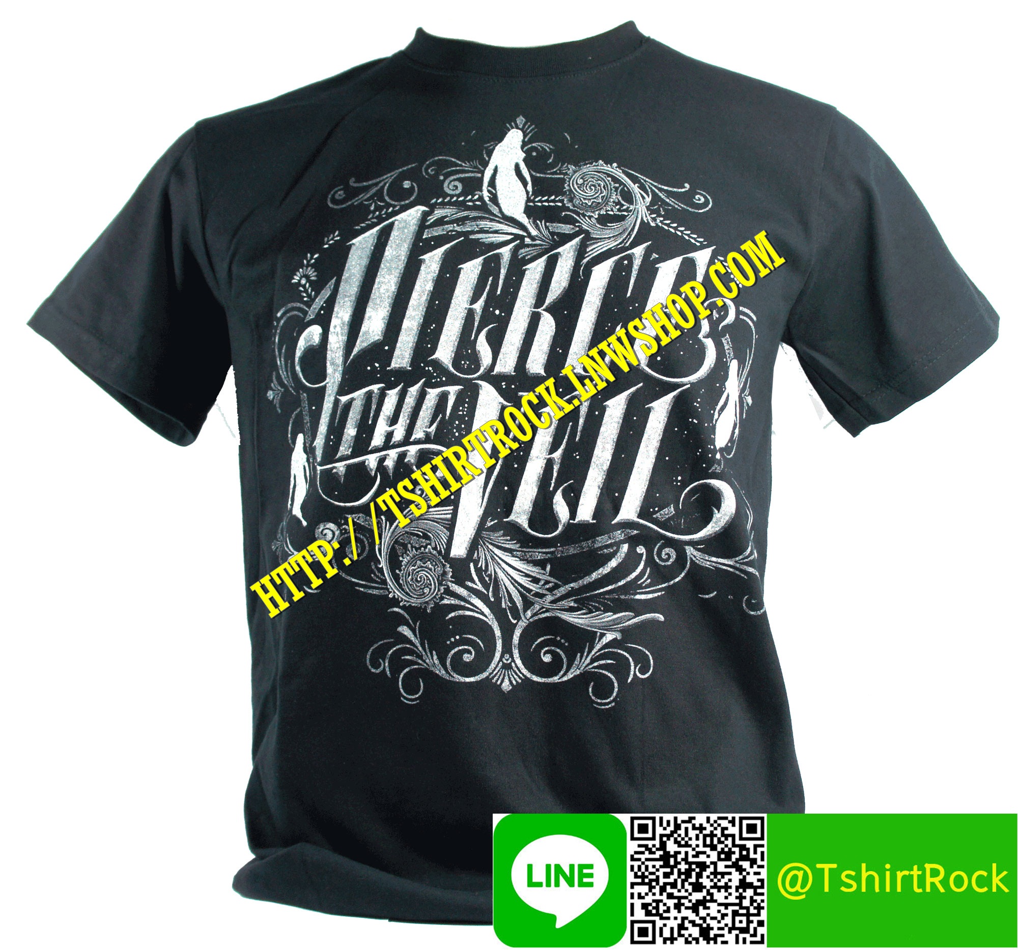 PIERCE THE VEIL เสื้อยืดวงร็อค เมทัล ดนตรี เสื้อวงเพี๊ยชเดอะเวล PTV1359