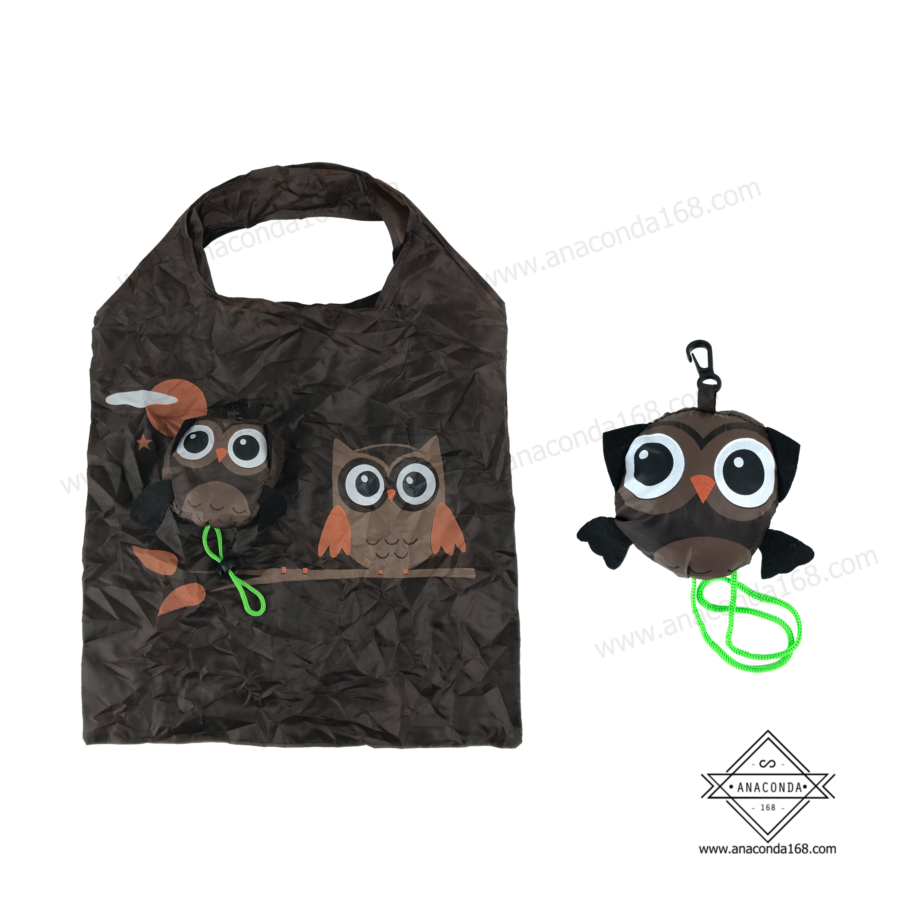 กระเป๋าพับเก็บได้ลายน่ารัก ถุงช้อปปิ้งพับได้V.2 (Shopping Bag)