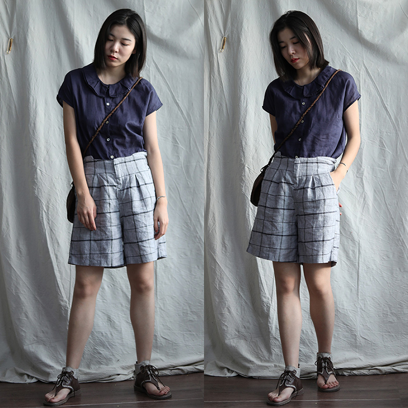 เสื้อทรงคอบัว2ชั้น