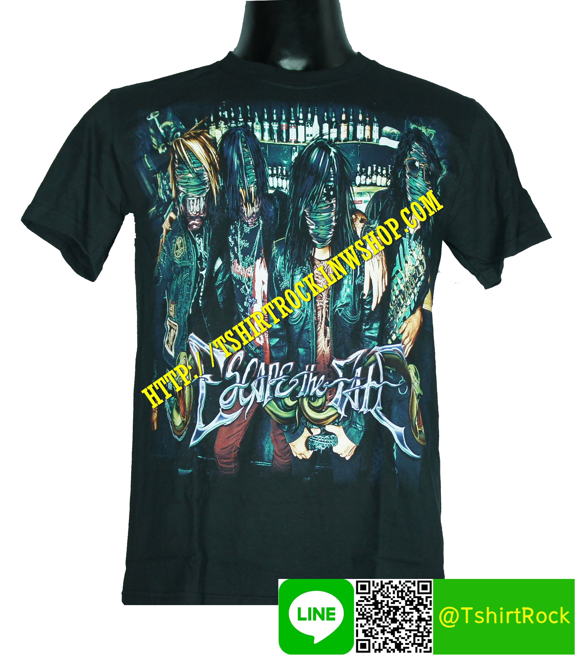 ESCAPE THE FATE เสื้อยืดวงร็อค เมทัล ดนตรี เสื้อวง ETF1308