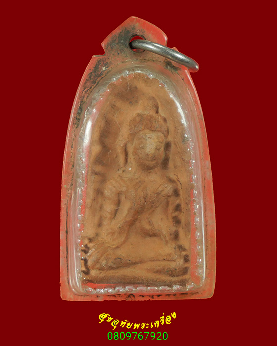 784.พระเนื้อดิน พิมพ์ประทานพร เนื้อจัดแห้งเก่า เลี่ยมเก่าคลาสสิกครับ