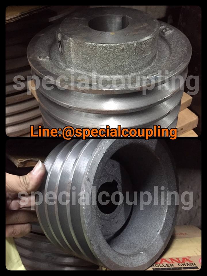 จำหน่ายpulley ขนาด od 6 นิ้ว 4ร่องB ดุม4นิ้ว รูเพลา48 มิล ขายส่งและปลีก