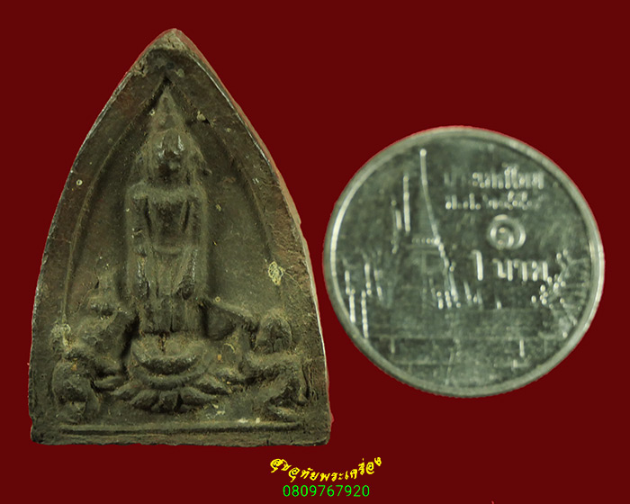 376.พระปางลิไลย์(ป่าเลไลย์) หลังยันต์ เนื้อผงใบลาน เนื้อจัดแห้งเก่า เข้มขลังคลาสสิก น่าบูชาครับ***5