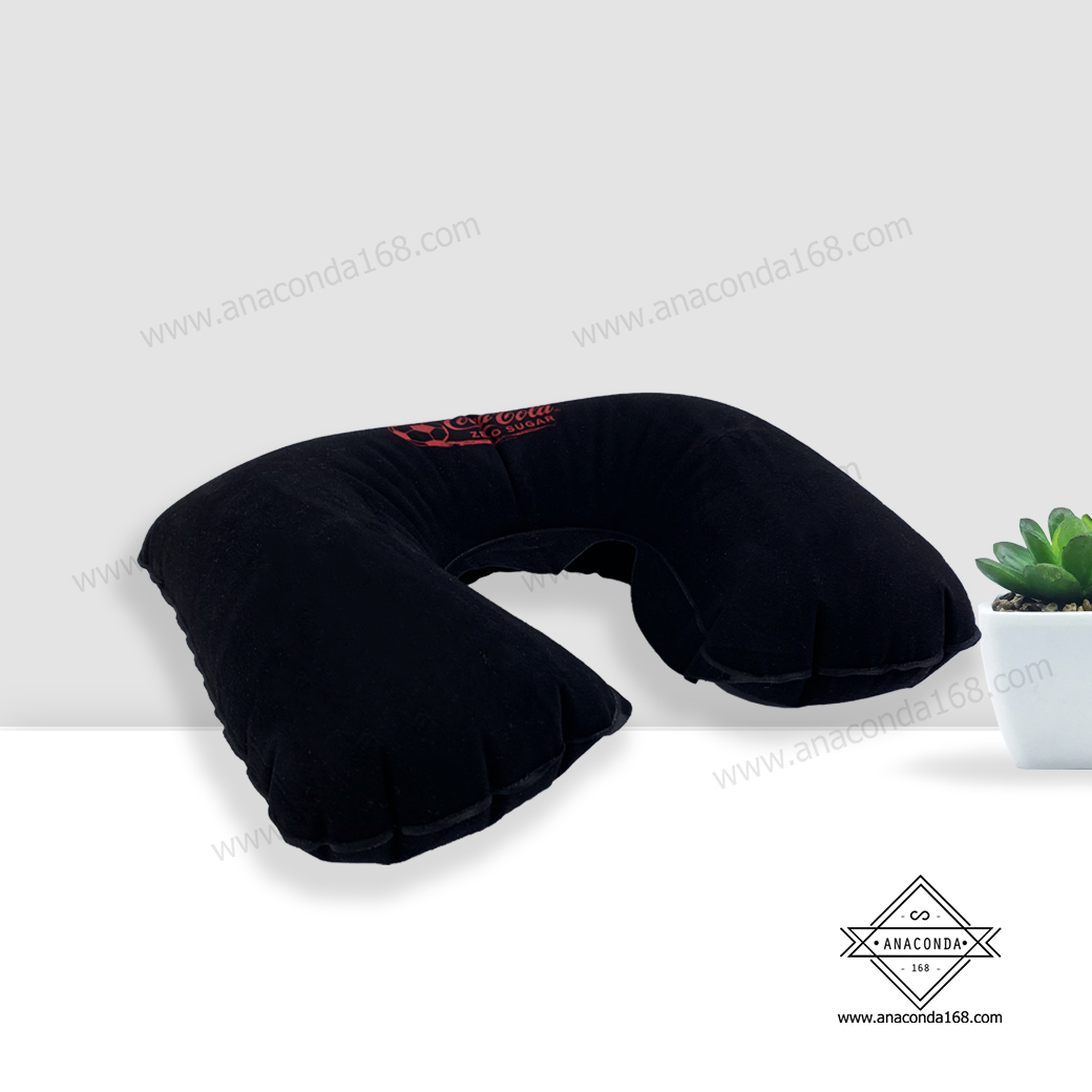 หมอนรองคอเป่าลม ทำโลโก้