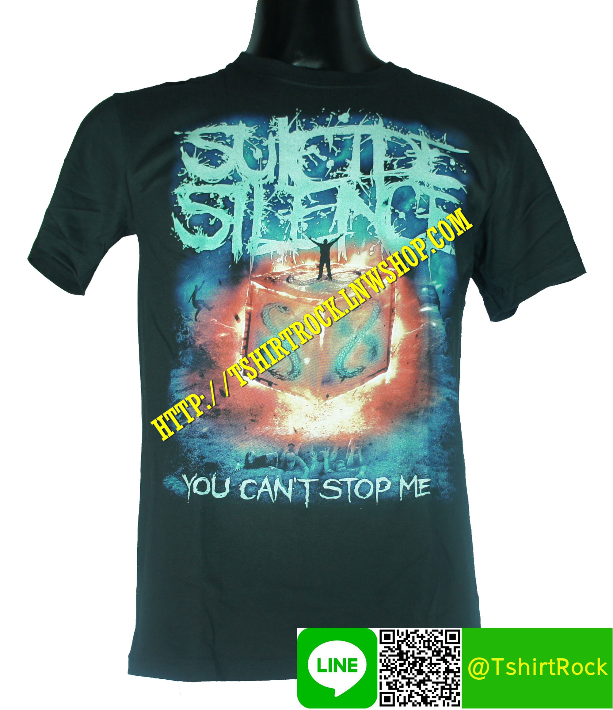 SUICIDE SILENCE เสื้อยืดวงร็อค เมทัล ดนตรี เสื้อวง SSE1403