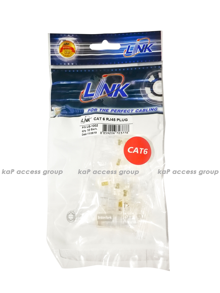 LINK LINK RJ45 CAT6 MODULAR JACK (10/Pack)