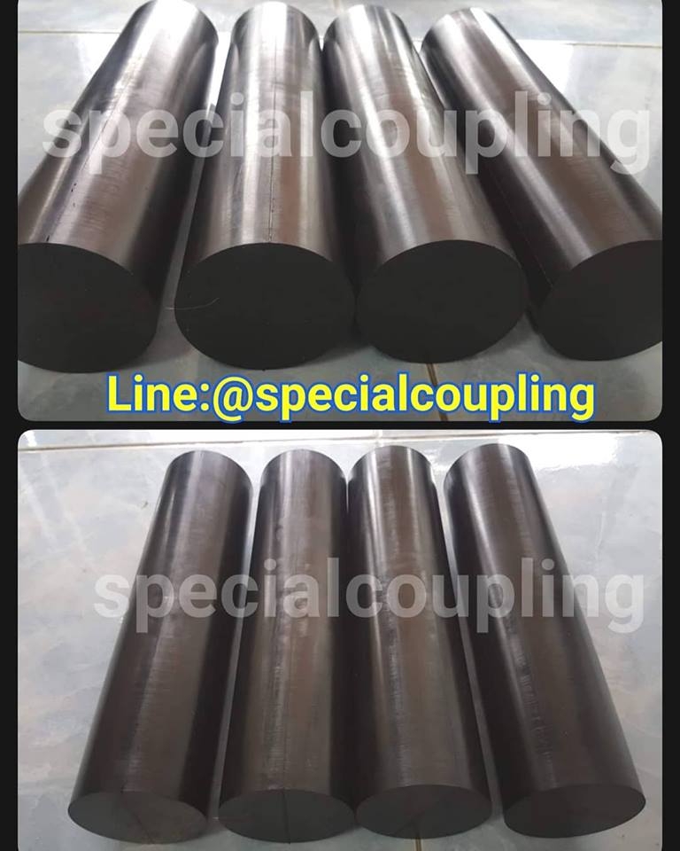 จำหน่ายยางNbr แบบแท่งกลมขนาด OD 65mm L 10นิ้ว ขายส่งและปลีก