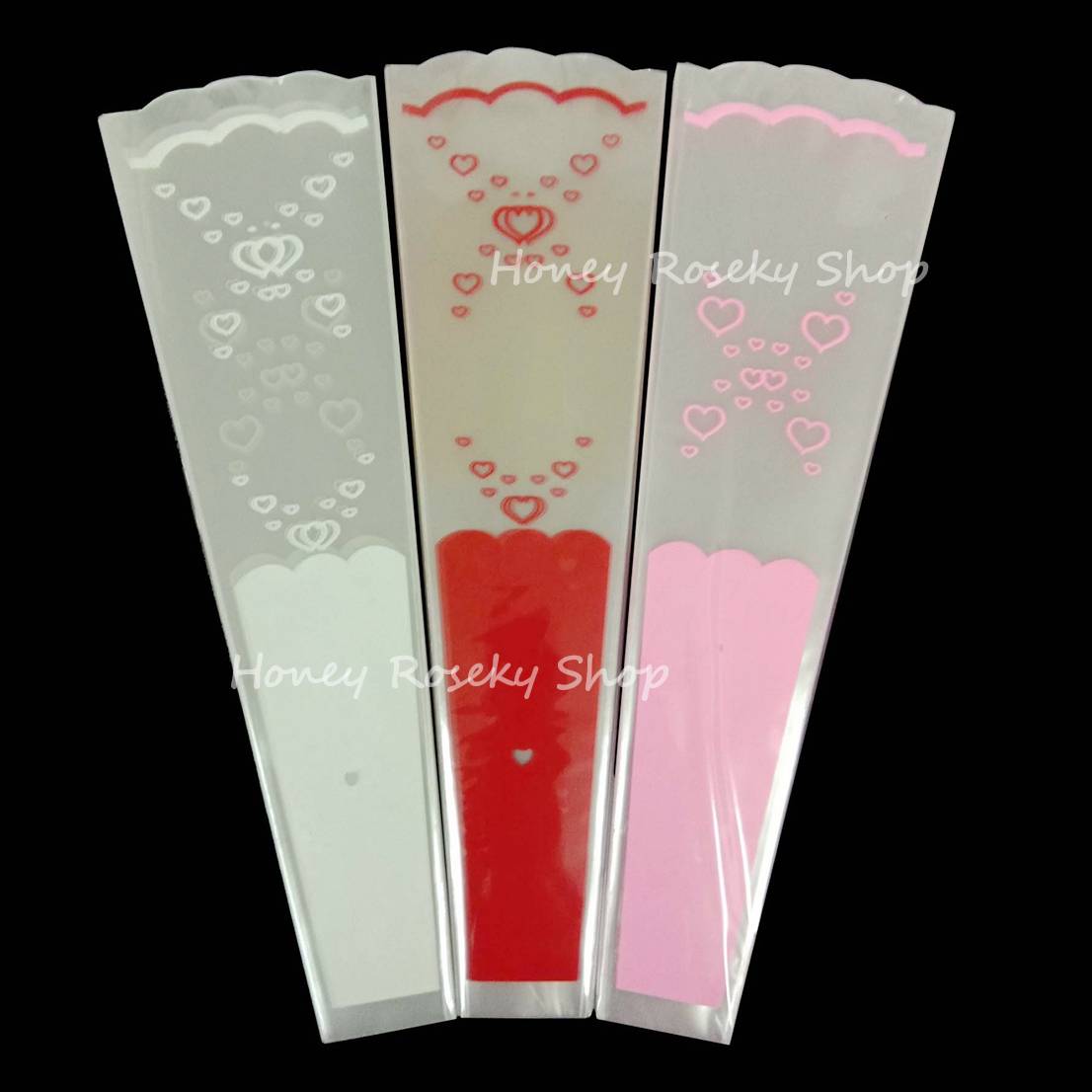 ซองใส่ดอกไม้ รุ่น 1A (แพ็คละ100ใบ ต่อ1 สี)