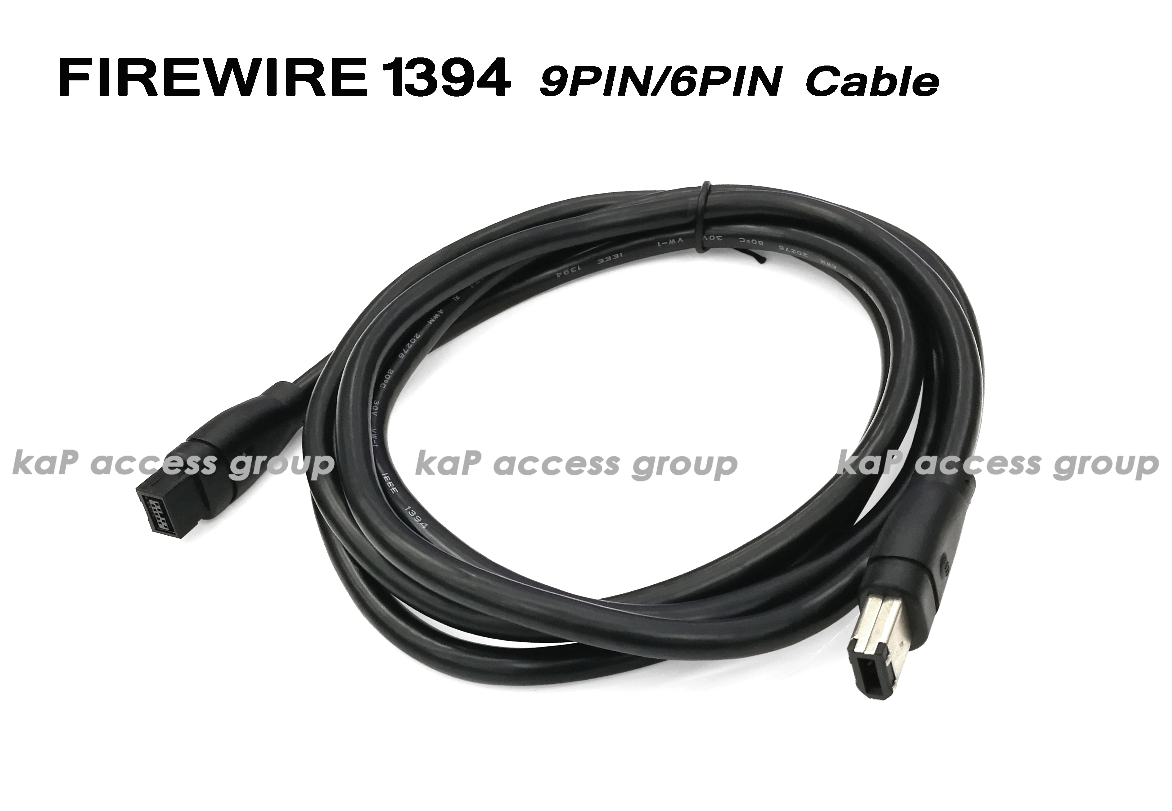 FIREWIRE IEEE 1394 9Pin/6Pin Cable (1.8M)
