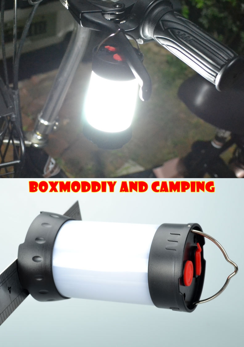 **โปรโมชั่น แถมถ่าน18650**ไฟตั้งแคมป์ ไฟส่องเต็นท์LED ตะเกียงLED ใช้แบตเตอรี่18650 ไฟตลาดนัด สว่างมากๆ ขนาดกว้าง50มม. สูง100มม.