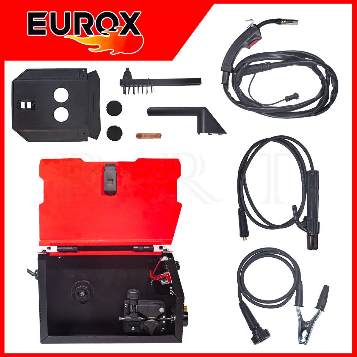 EUROX ตู้เชื่อม MIG ไม่ใช้แก๊ส CO2 รุ่น MIG-350S แถม ลวด 1.0 ขนาด 0.5 กก.