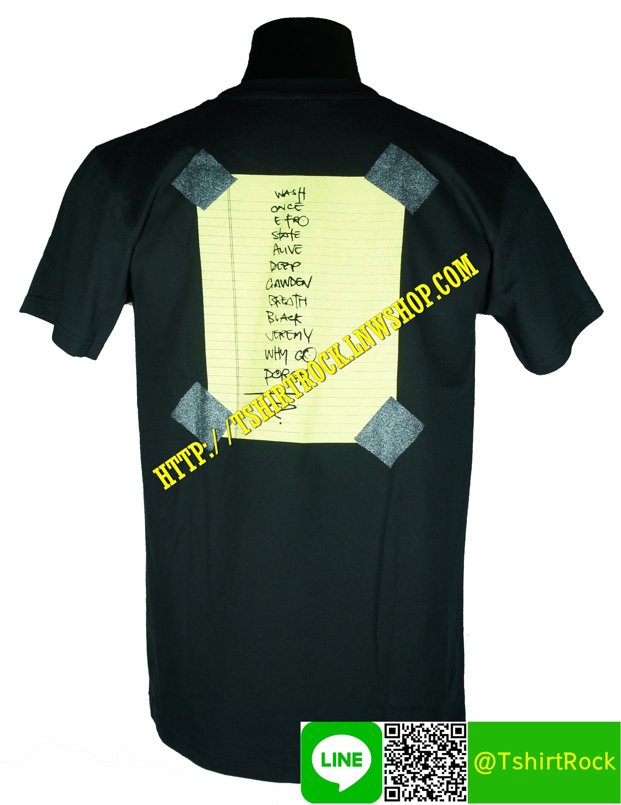 PEARL JAM เสื้อยืดวงร็อค เมทัล ดนตรี เสื้อวงเพิร์ลแจม PJM1515