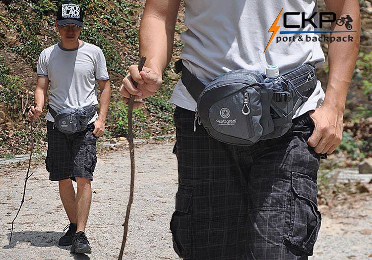 กระเป๋าคาดเอว สีเขียว