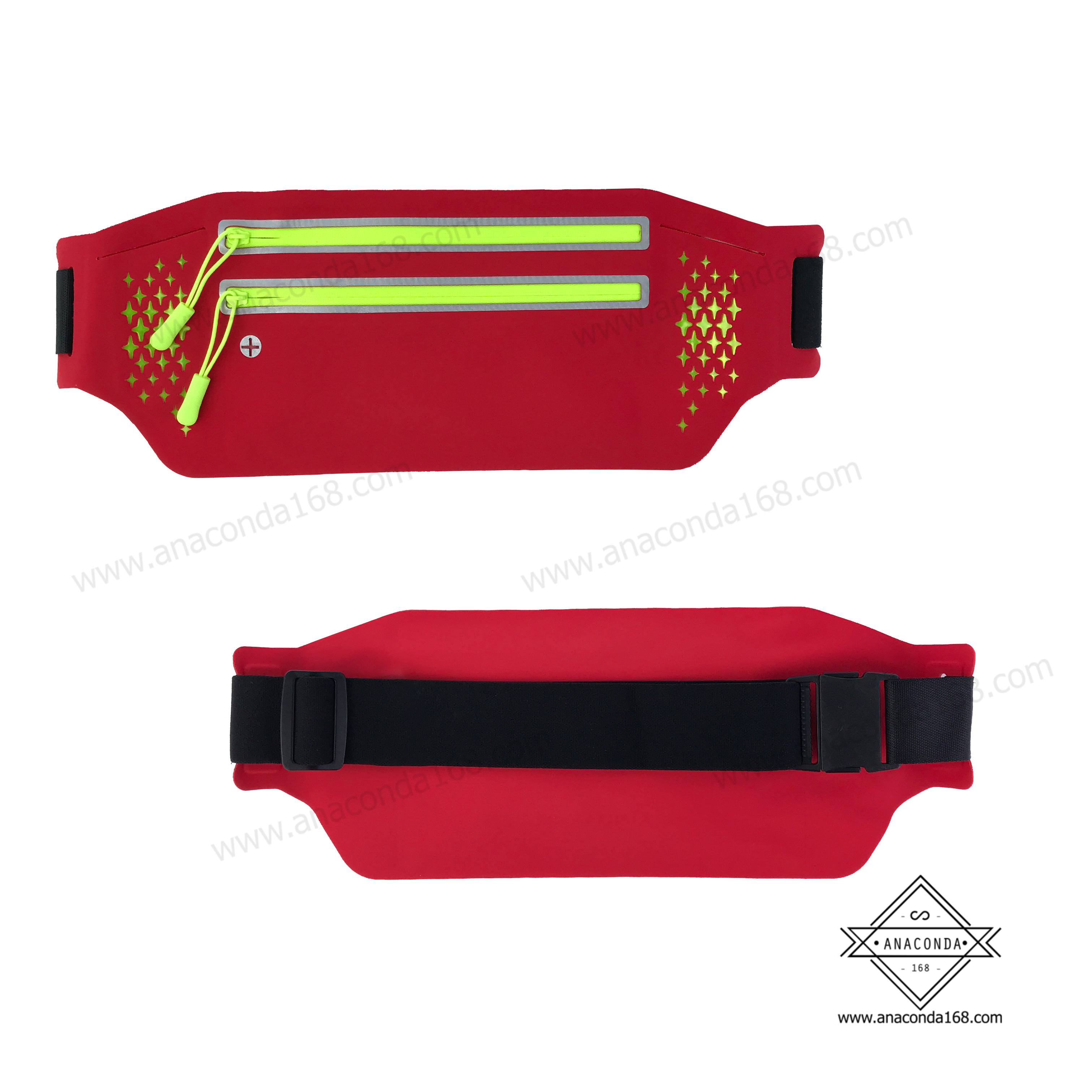 กระเป๋าคาดเอวกันน้ำ sport 2 ซิป