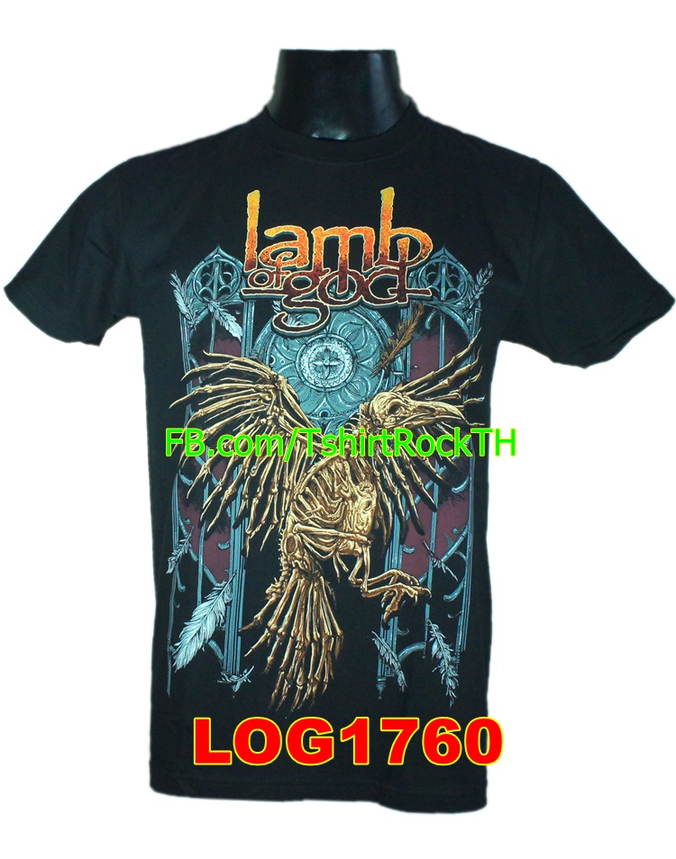 เสื้อร็อค LAMB OF GOD เสื้อวง เสื้อวินเทจ แลมบ์ ออฟ ก็อด LOG1760