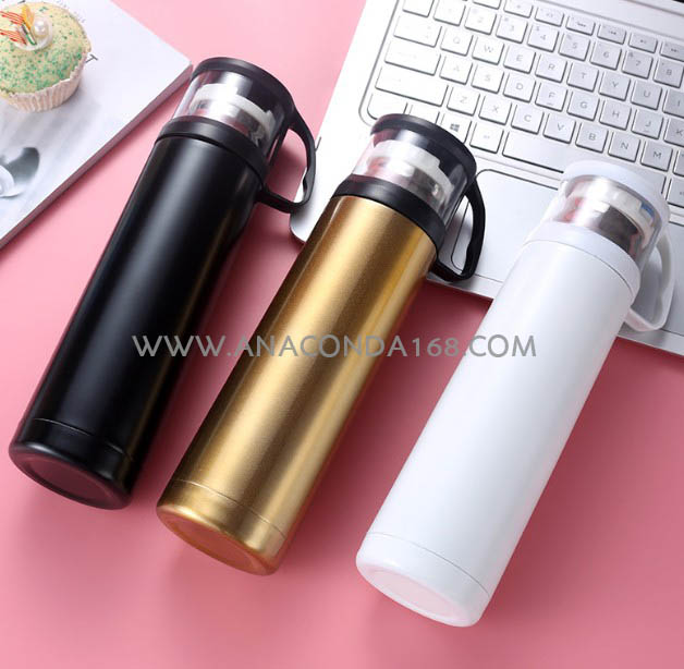 กระบอกน้ำเก็บอุณหภูมิ 500 ml.(สามารถนำฝามาใช้เป็นแก้วน้ำได้)