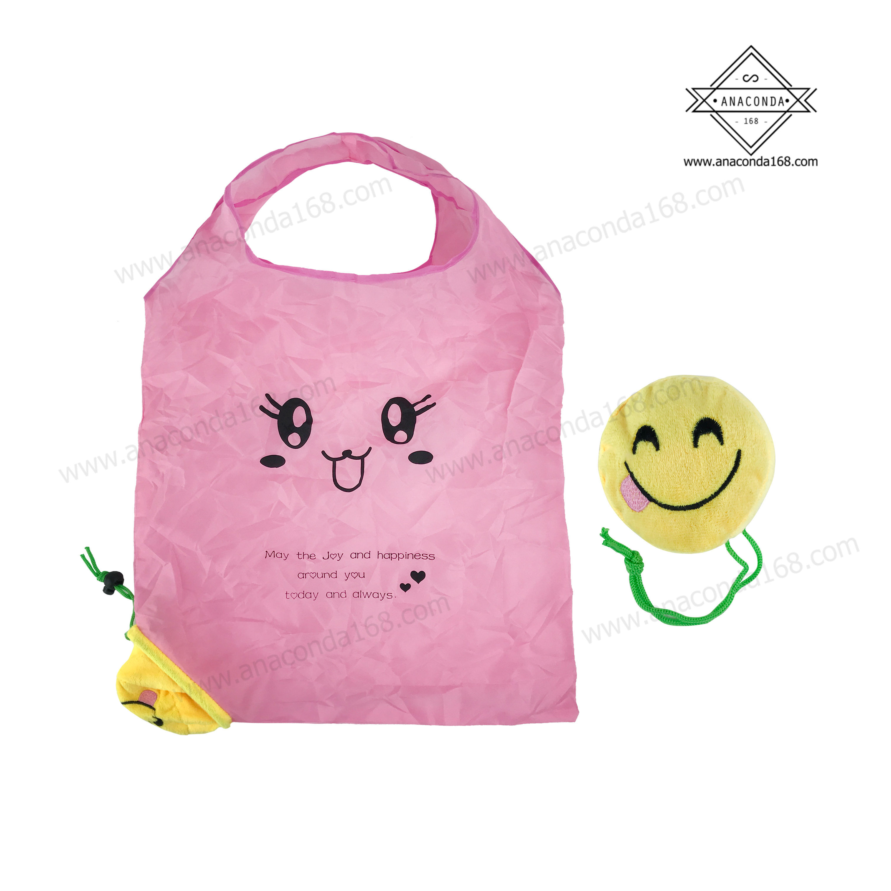 กระเป๋าพับเก็บได้ลายน่ารัก ถุงช้อปปิ้งพับได้V.3 (Shopping Bag)