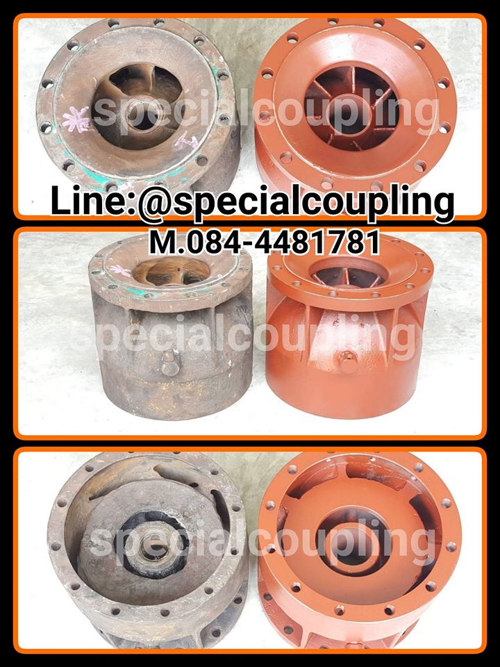 รับผลิตเสื้อปั้มพร้อมใบพัดเหล็กหล่อ ขนาดod 280mm L236mm รอสินค้า 30 วัน สอบถามได้คะ