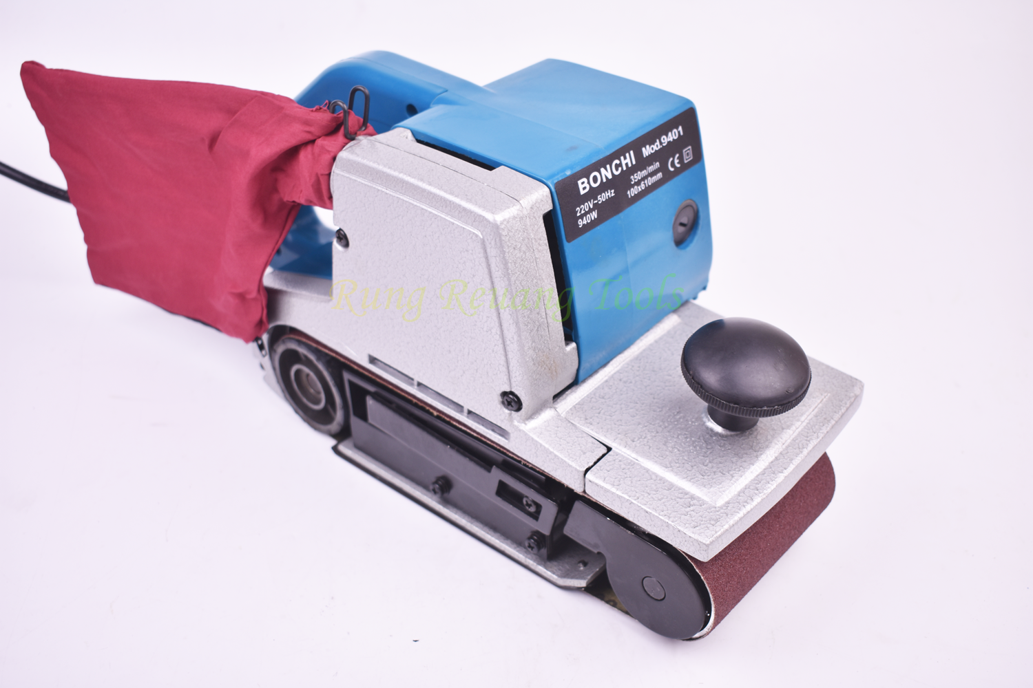 BONCHI เครื่องขัดกระดาษทราย-สายพาน(รถถัง) 4"นิ้ว - รุ่น BC-9401
