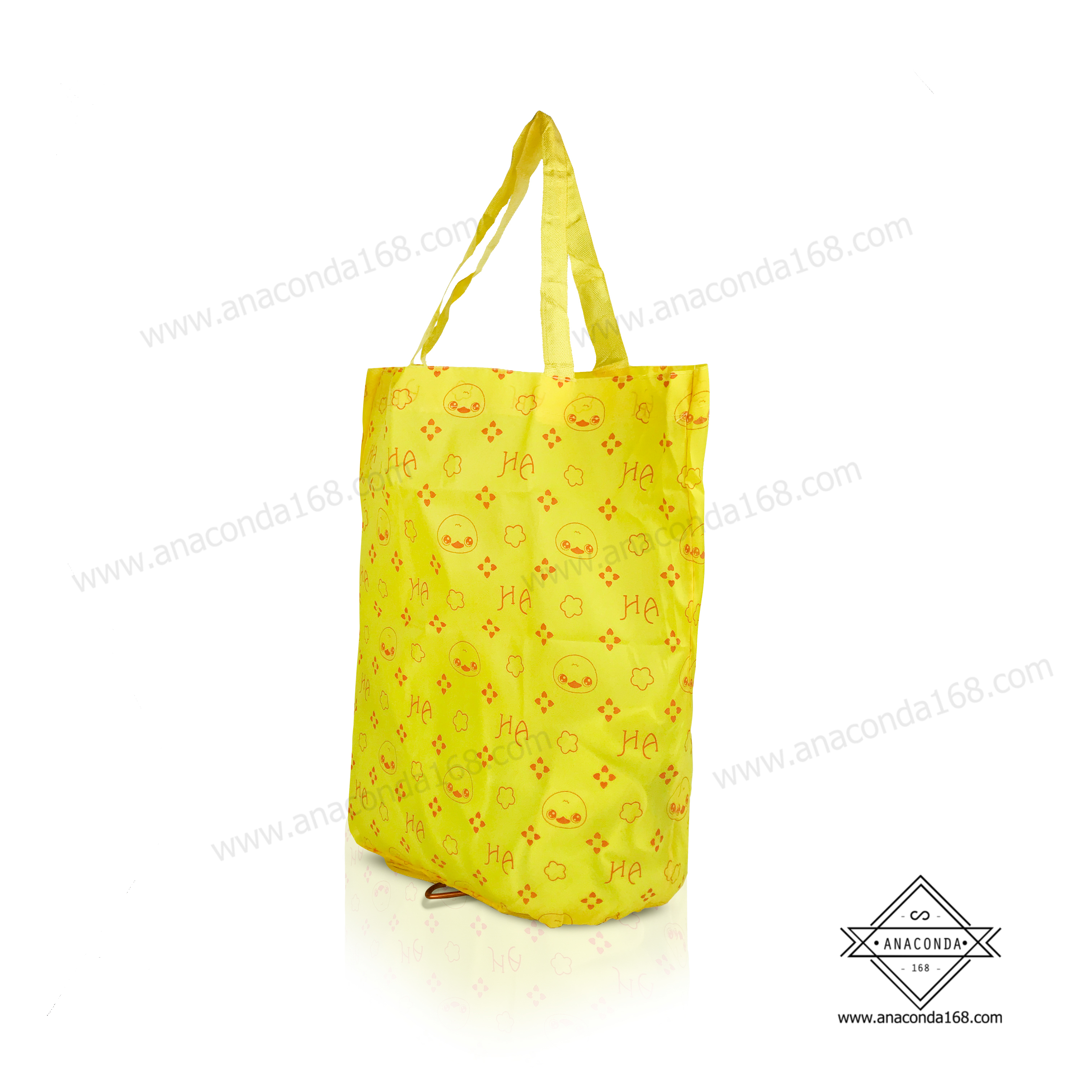 กระเป๋าพับเก็บได้ลายน่ารักแบบซิปรอบ