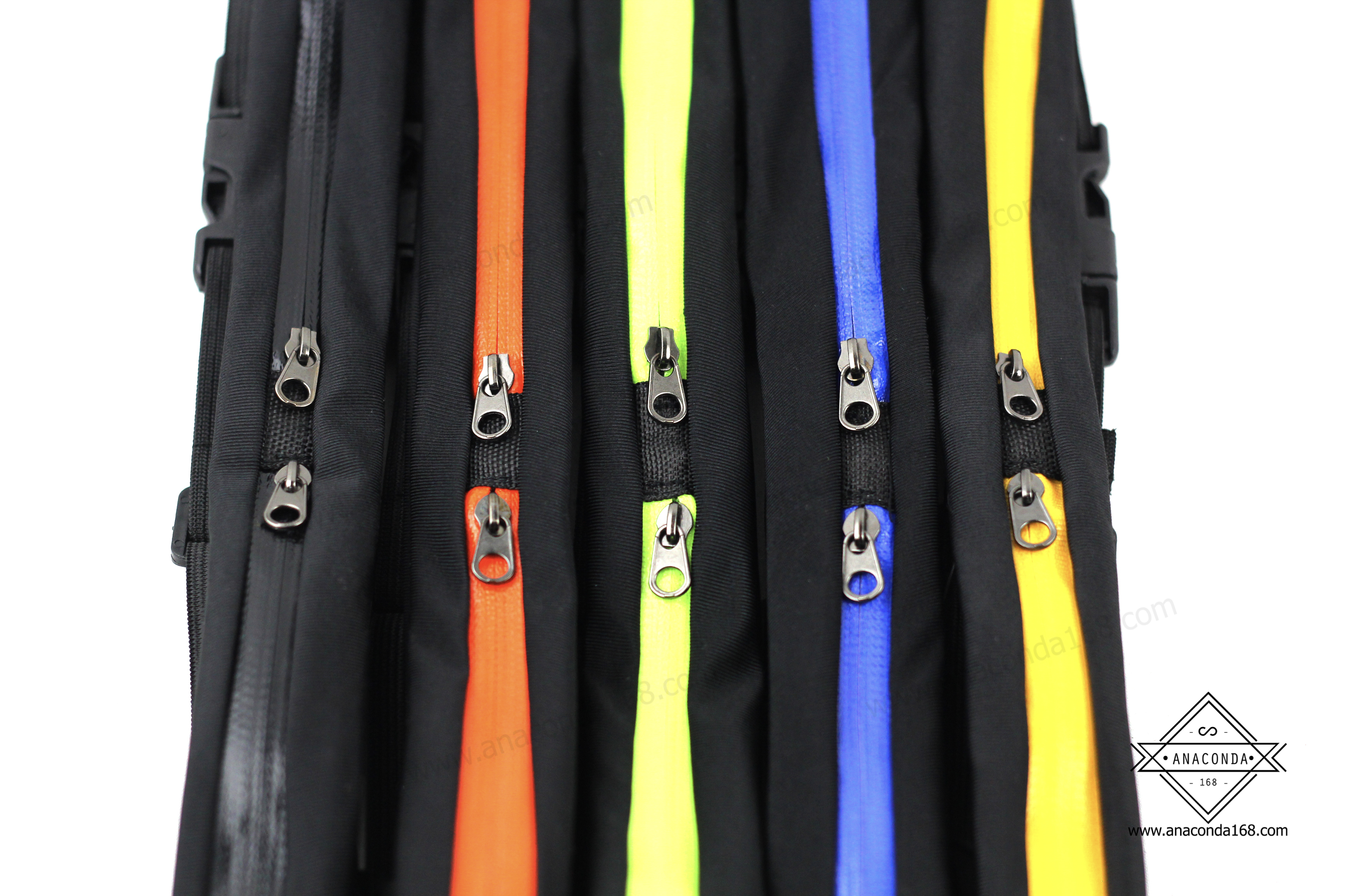 กระเป๋าคาดเอวยางยืด แนวสปอร์ตซิปสี 2 ซิป