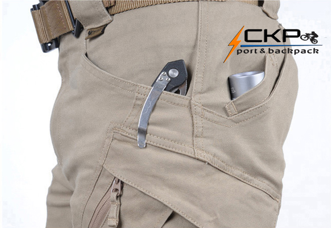 กางเกงแบรนด์ Sector Seven รุ่น ix9c (ผ้าริปสตอป) / สีกากี