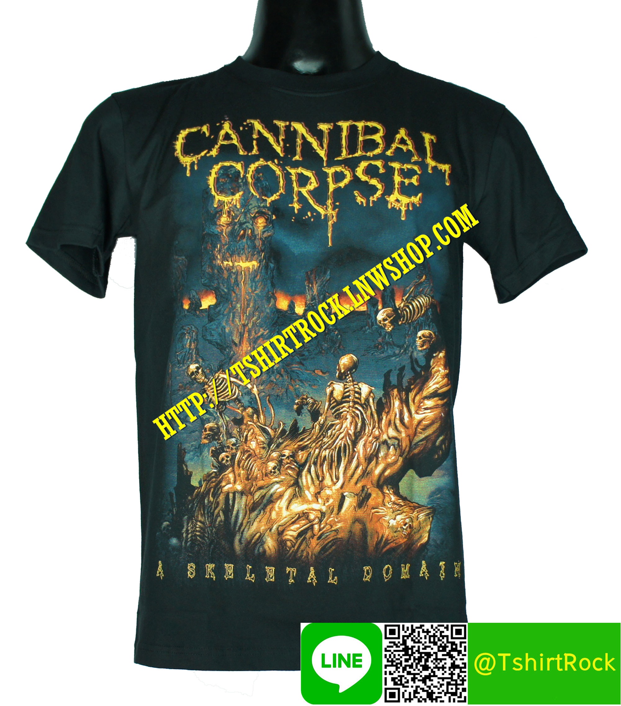 CANNIBAL CORPSE เสื้อยืดวงร็อค เมทัล ดนตรี เสื้อวง CNC1463