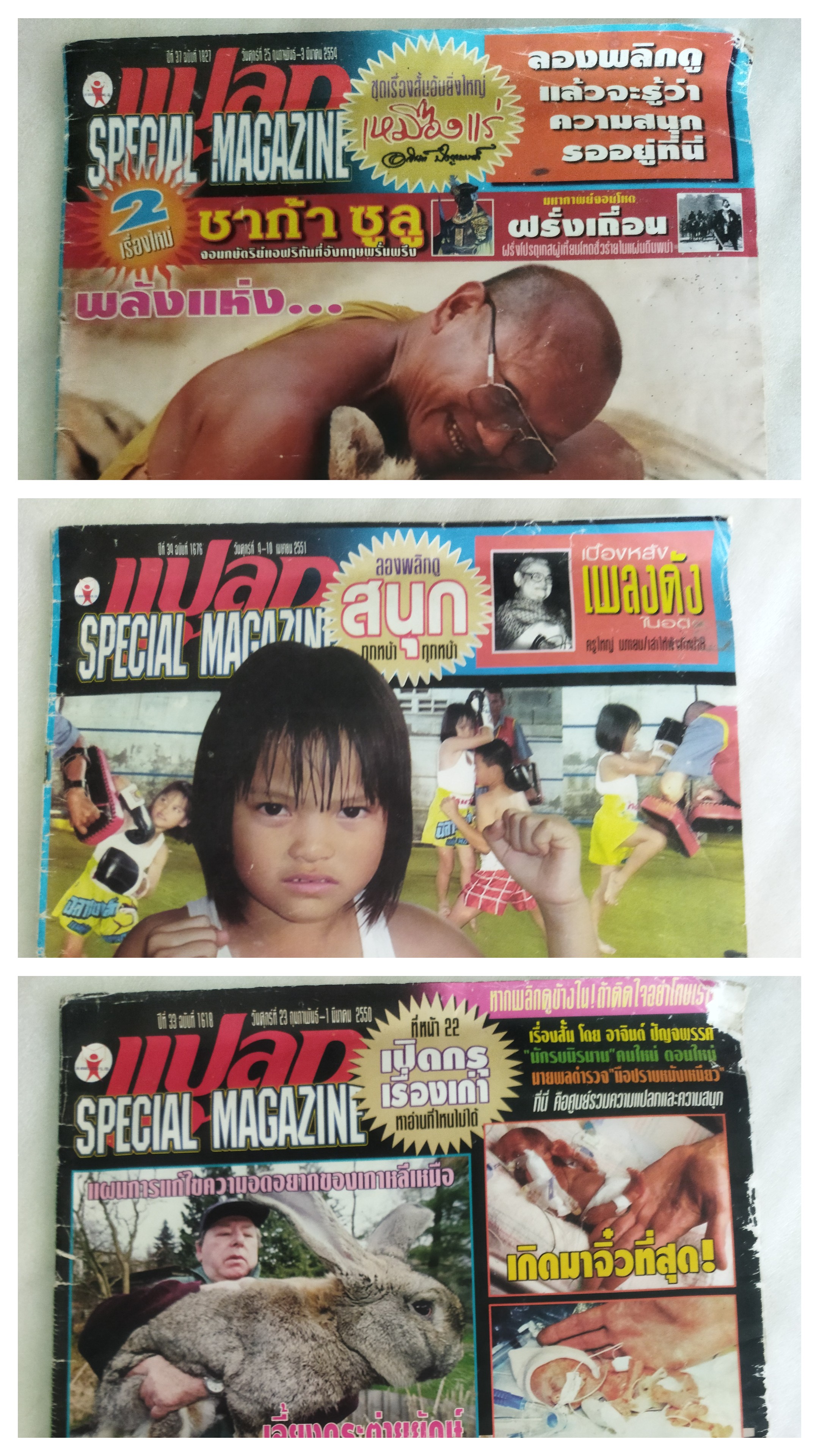 นิตยสาร แปลก 3 เล่ม