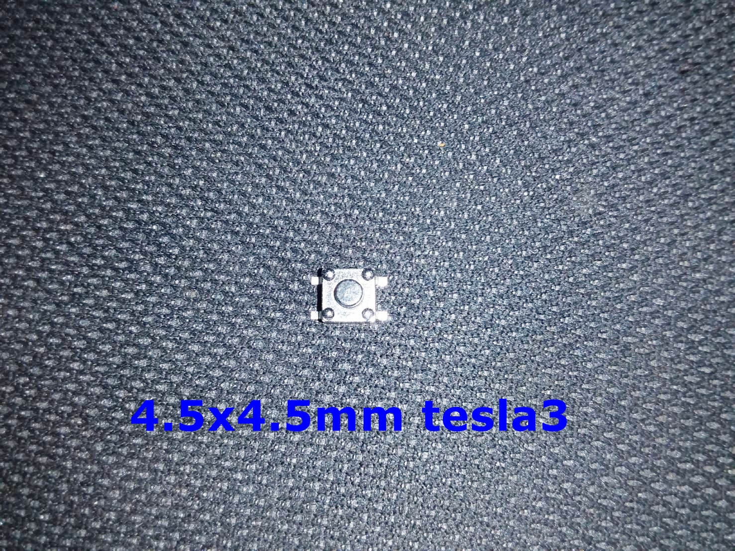 ไมโครสวิทซ์ ปุ่มเทสล่า3 ขนาด 4.5*4.5มม.
