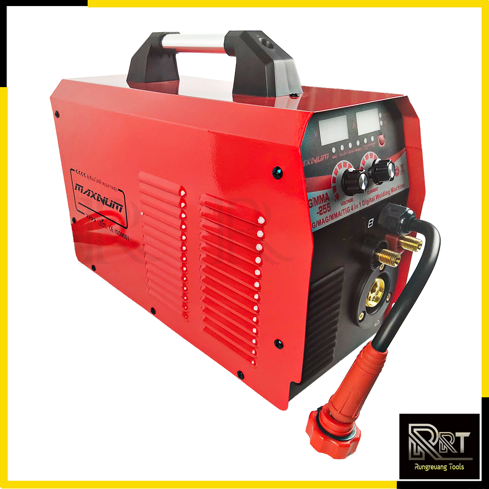 MAXNUM ตู้เชื่อม MIG ไม่ใช้แก๊ส CO2 รุ่น MIG-255 + ลวดฟลักซ์คอร์ 0.8มิล 5กก.