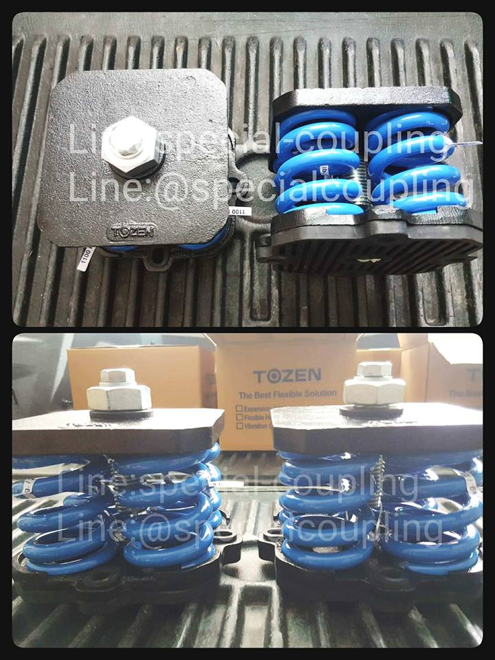 จำหน่ายสปริงรองแท่นเครื่อง แบบ4สปริง รับน้ำหนักได้4400kg ต่อตัว สินค้าพร้อมส่งคะ ขายปลีกและส่ง