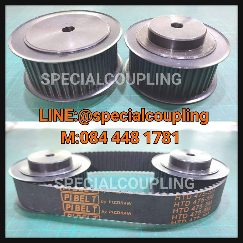จำหน่ายpulley timing HTD 40-5M-25 พร้อมสายพาน พร้อมส่งคะ