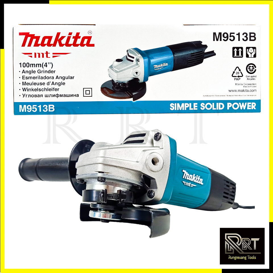MAKITA เครื่องเจียร 4 นิ้ว 850W รุ่น M9513B (สวิตช์ท้าย)