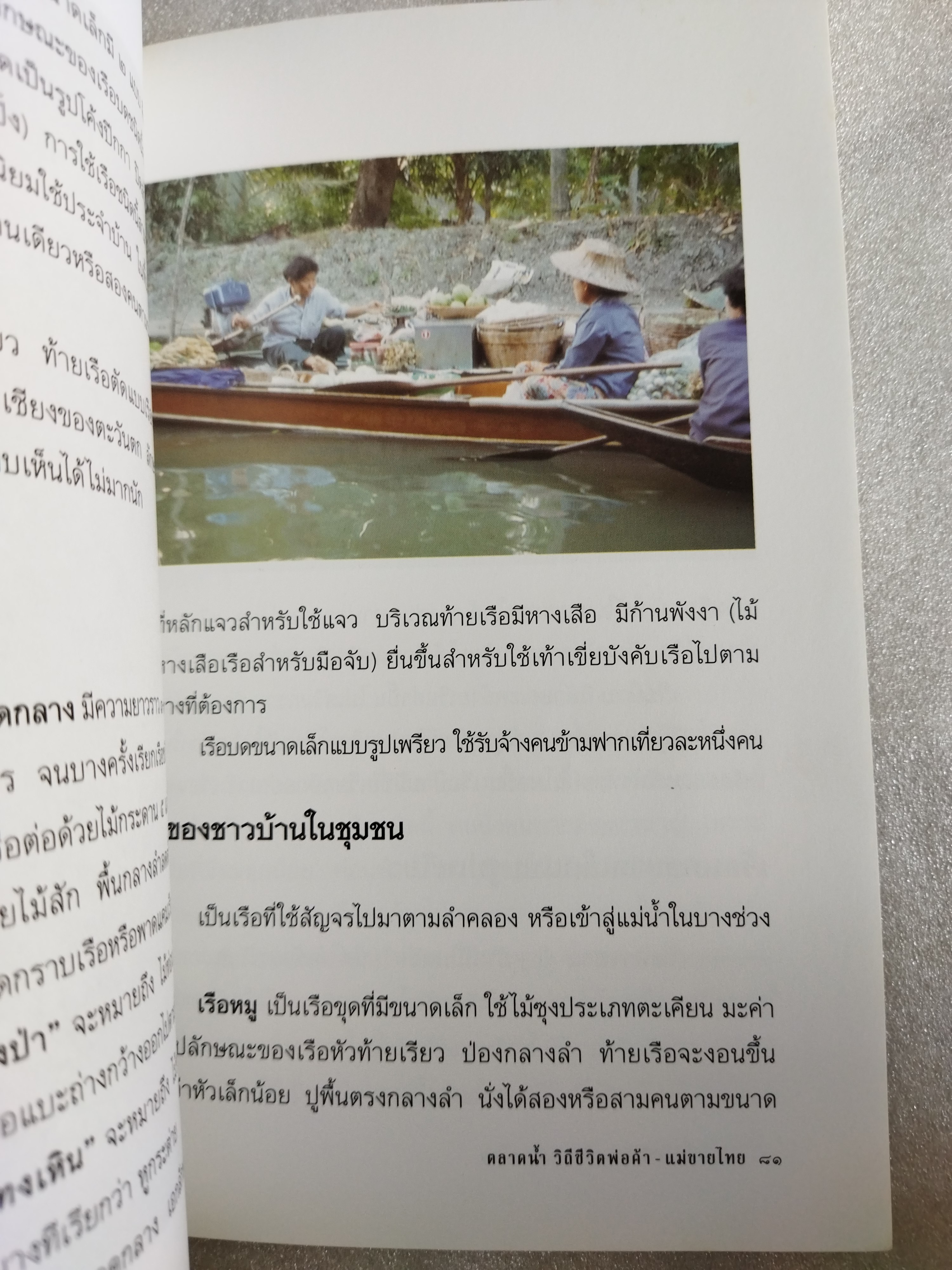 ตลาดน้ำ วิถีชีวิต พ่อค้า-แม่ขายไทย