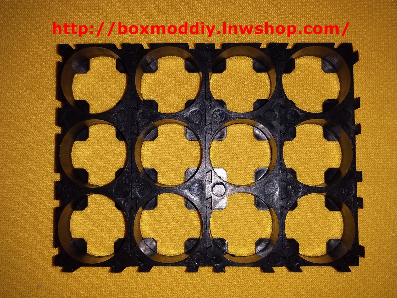 รางบล็อกเปลือย แบตเตอรี่18650 1x3 diy spot welding rack