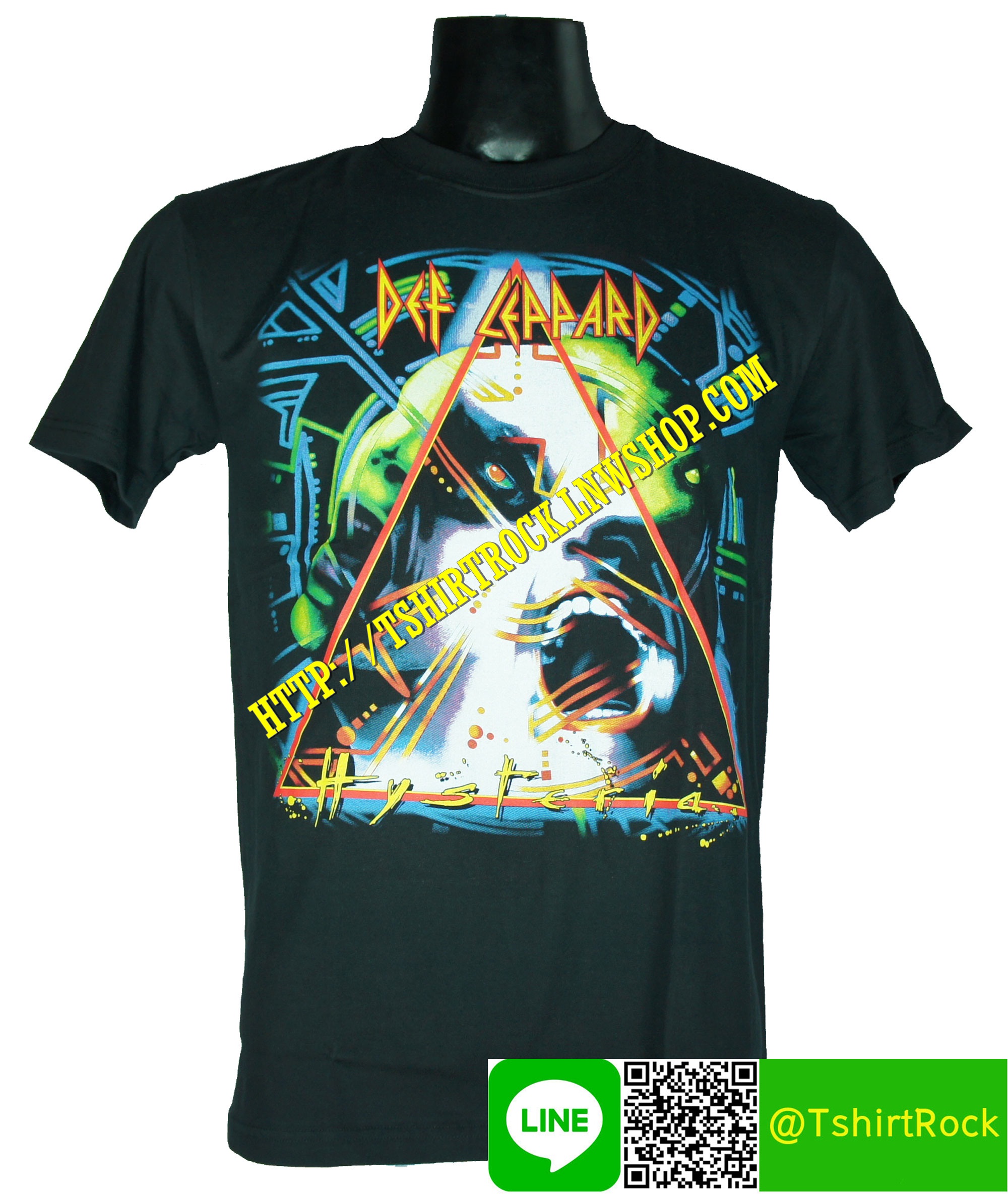 DEF LEPPARD เสื้อยืดวงร็อค เมทัล ดนตรี เสื้อวงเดฟเล็ปเพิร์ด DLP1489