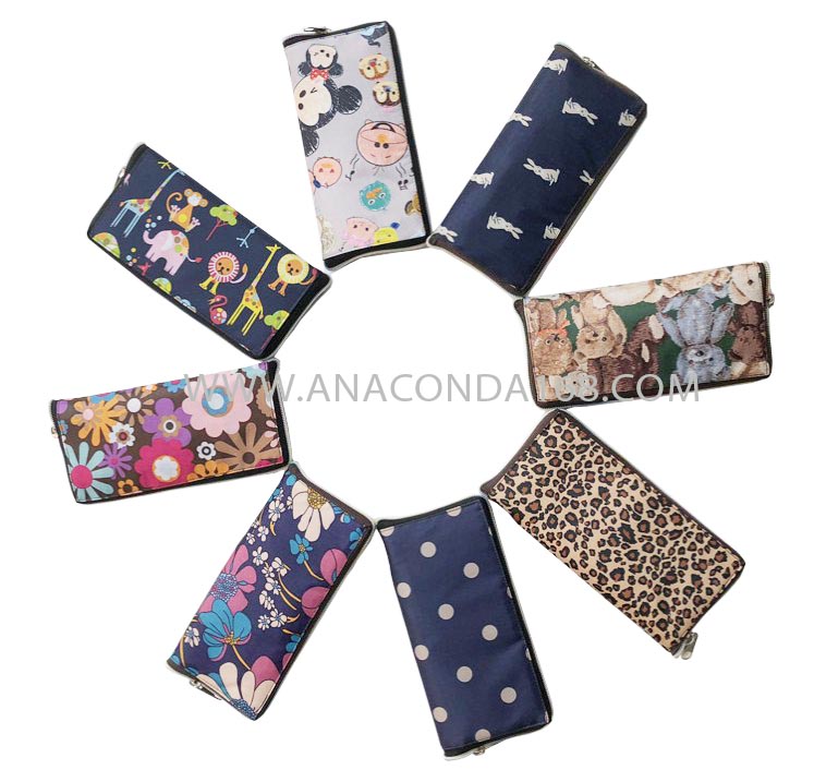 กระเป๋าพับได้เนื้อผ้าหนา รุ่นซิป (Shopping Bag) ถุงช้อปปิ้งพับได้