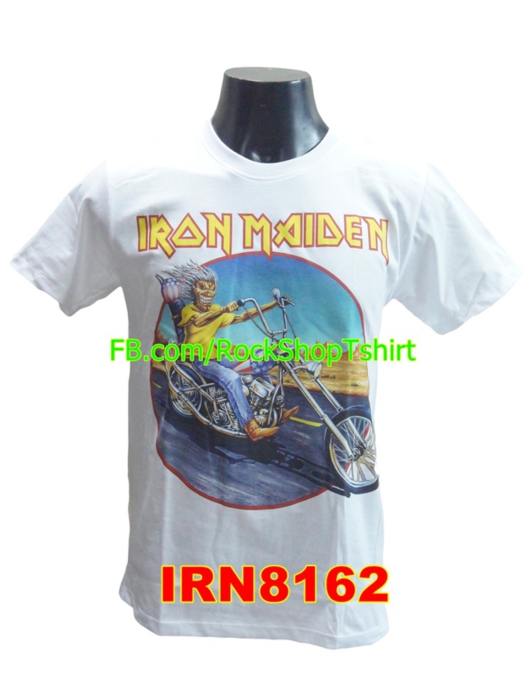 เสื้อวง IRON MAIDEN เสื้อวินเทจ เสื้อยืดวงร็อค เมทัล ไอเอิร์นเมเดน IRN8162
