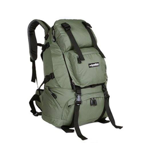 Local Lion เป้สะพายหลัง backpack สีเขียว ขนาด 40L รุ่น068 แถมฟรี มีดการ์ด