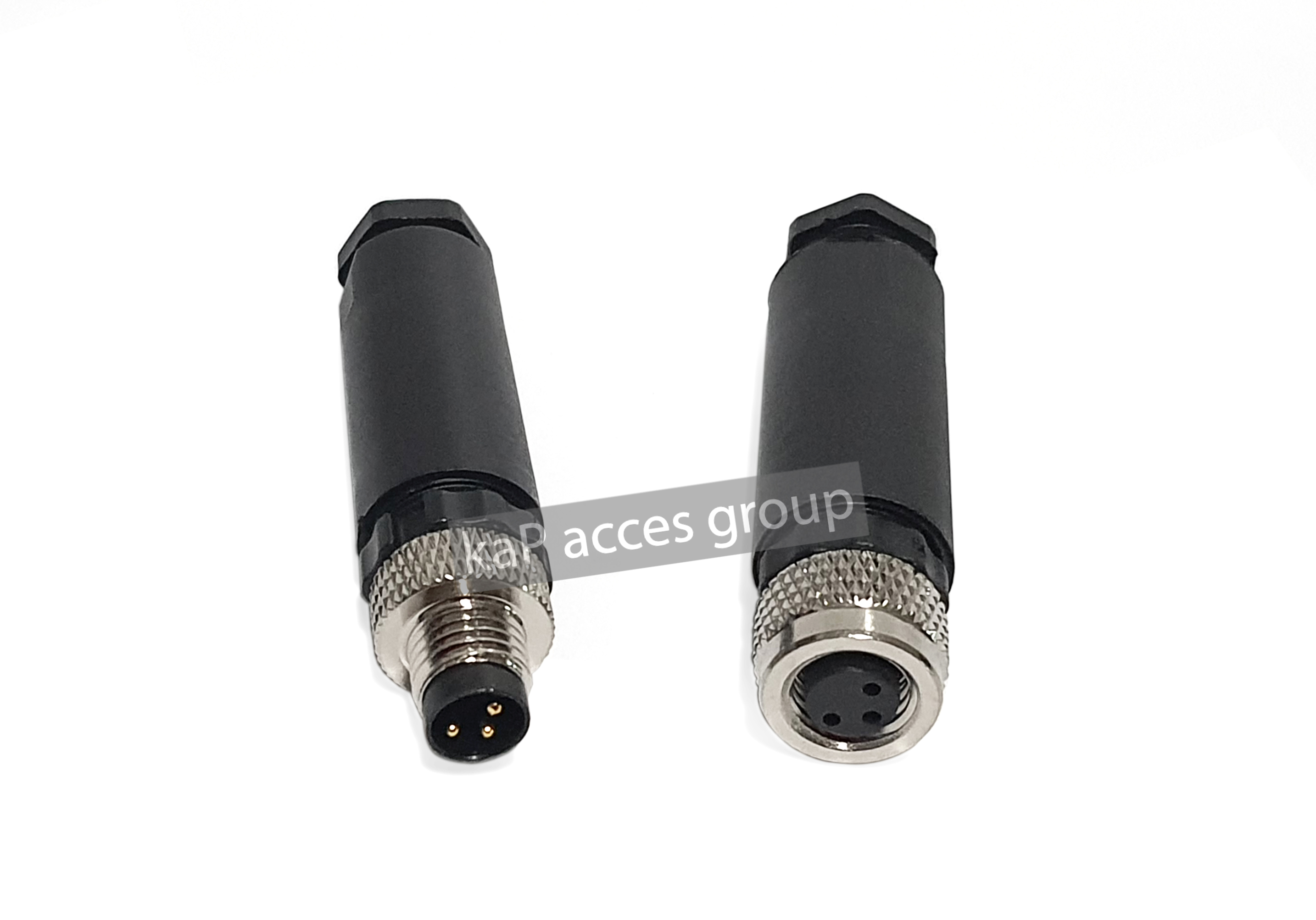 ปลั๊กเชื่อมต่อเซ็นเซอร์ Sensor Connector M8 ตัวผู้, ตัวเมีย 3พิน