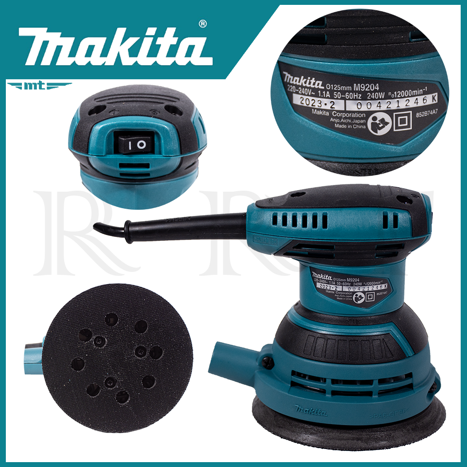 MAKITA เครื่องขัดกระดาษทรายไฟฟ้าแบบกลม รุ่น M9204B