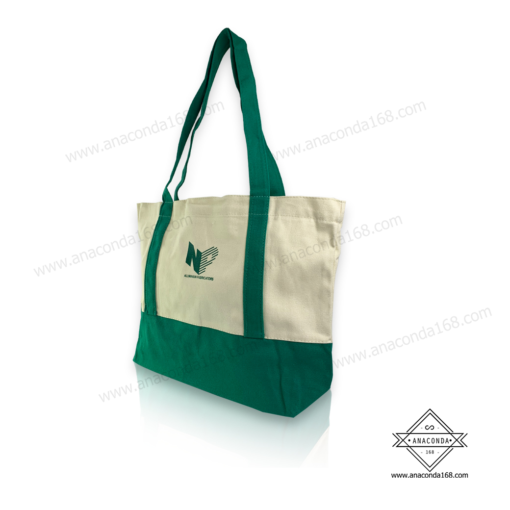 กระเป๋าผ้าแคนวาสทูโทน (Canvas Bag) ทำโลโก้