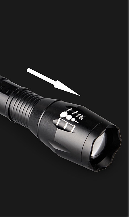 ไฟฉายแรงสูง XML-T6 ไฟแรงมาก 10W ใช้แบตเตอรี่18650 1ก้อน หรือAAA 3ก้อน