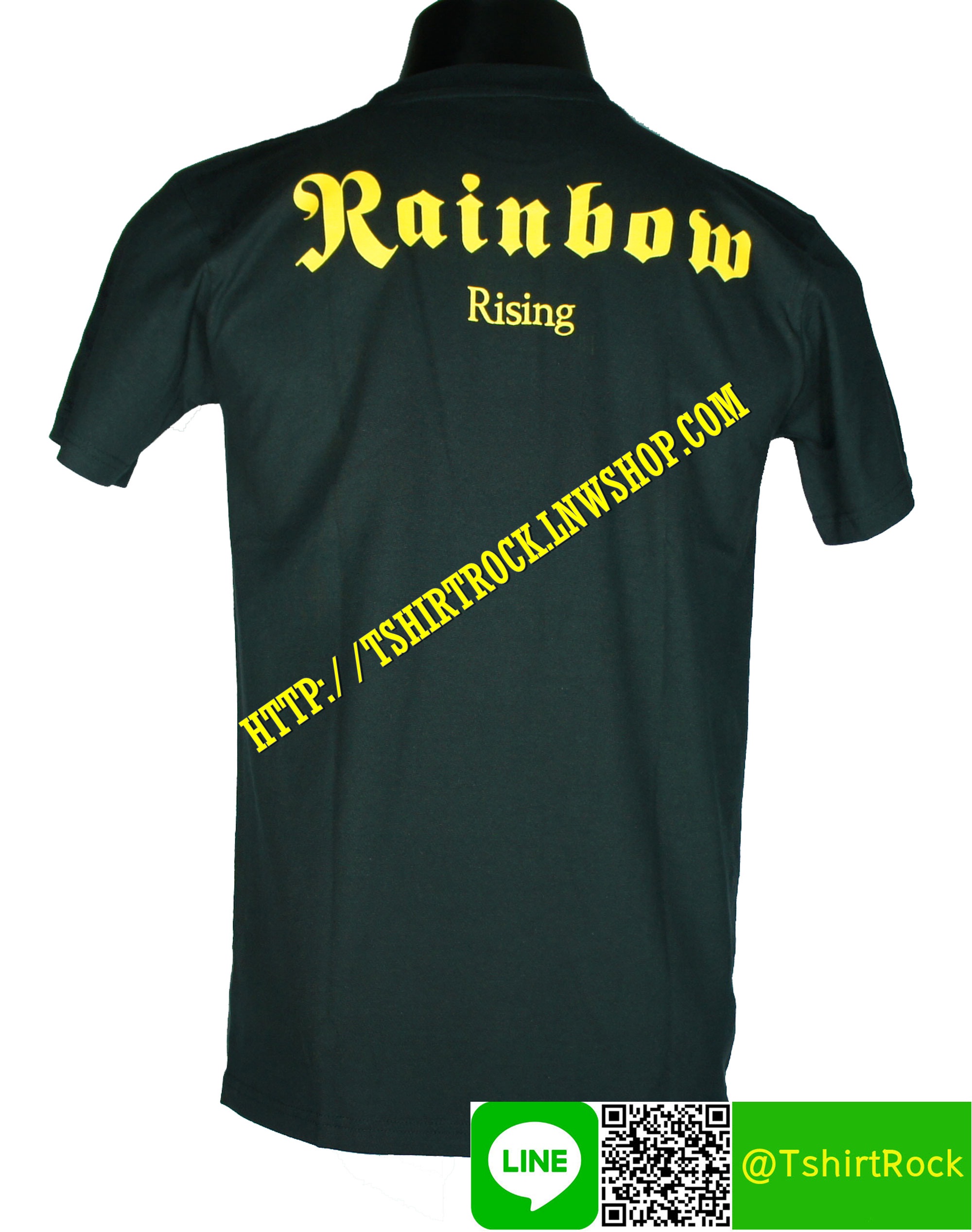 RAINBOW RISING เสื้อยืดวงร็อค เมทัล ดนตรี เสื้อวง RBR1482