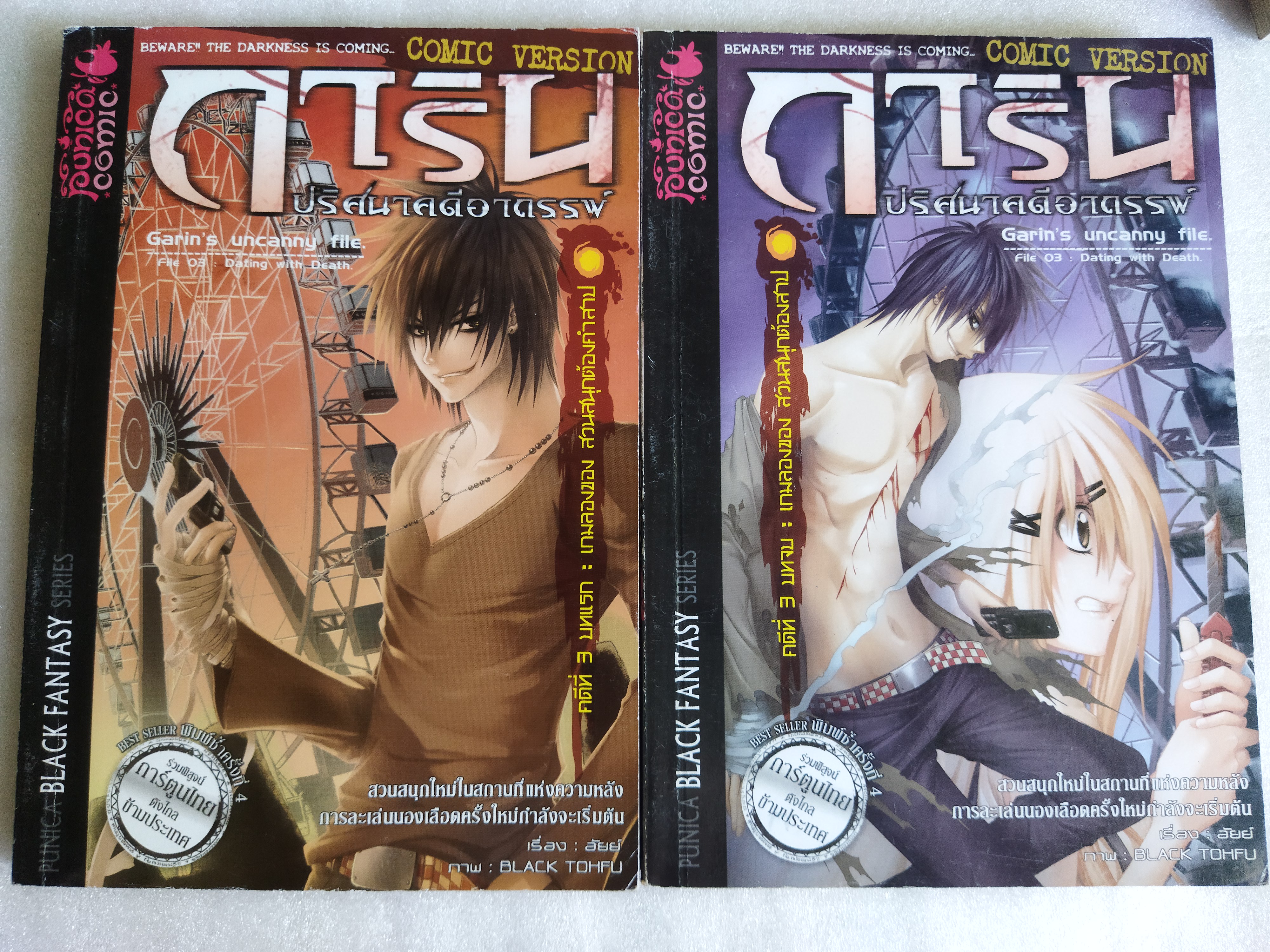 การิน ปริศนาคดีอาถรรพ์ คดีที่ 3 เกมลองของ สวนสนุกต้องสาป (2 เล่มจบ)