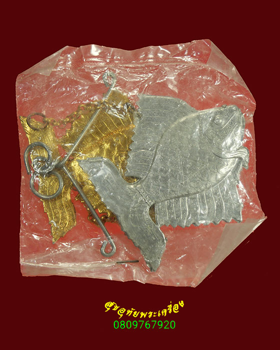 981.ปลาตะเพียนเงิน ปลาตะเพียนทอง หลวงพ่อขวัญ วัดบ้านไร่ จ.พิจิตร มีซองเดิมครับ***1