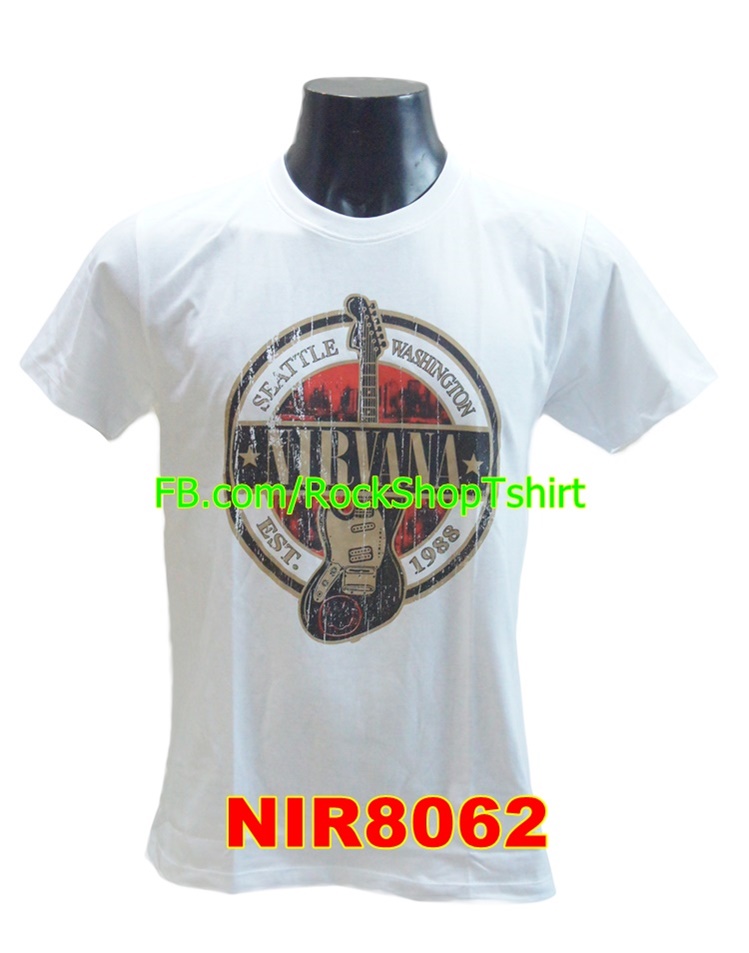 เสื้อร็อค NIRVANA เสื้อวง เสื้อวินเทจ เนอร์วานา NIR8062