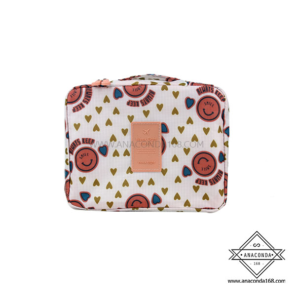 กระเป๋าจัดระเบียบเครื่องสำอางแบบลาย กระเป๋าจัดระเบียบเดินทาง