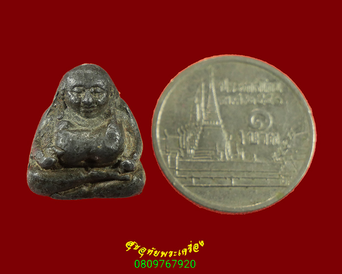 727.รูปหล่อพระสังขจาย เนื้อชินตะกั่วเก่า เข้มขลังคลาสสิกครับ